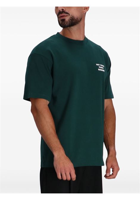 T-shirt le t-shirt slogan in verde Drole de monsieur - uomo DROLE DE MONSIEUR | PERMTS203CO002DGN
